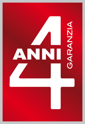 4 anni di garanzia